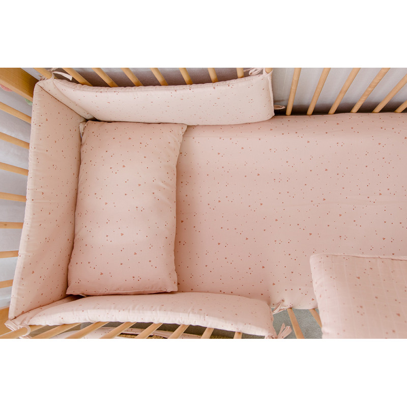 Housse de couette + taie d'oreiller rose - Gloop!