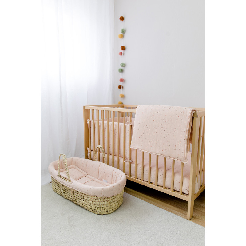 Housse de couette + taie d'oreiller rose - Gloop!