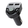 Chargeur Voiture Double USB A+A avec Transmetteur FM Noir - BIGBEN - CAC2USBAFMB