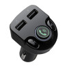 Chargeur Voiture Double USB A+A avec Transmetteur FM Noir - BIGBEN - CAC2USBAFMB