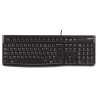 Clavier filaire K120 USB AZERTY Noir - LOGITECH - CLA_LOG_K120_RETAI