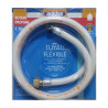 Tuyau Flexible pour le gaz Butane 1.50 m Blanc - ADDAX - NF36-112 BSER150