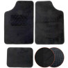 Kit 4 Tapis Moquette voiture universel - PERALINE - PER1222