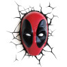 Lampe décorative 3D LED Deadpool Noir/Rouge - AUDACE DECO - 81670018683