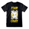 T-Shirt Unisexe Pokémon Pikachu Electrifiant XL Noir - HEROES INC - 80180018148