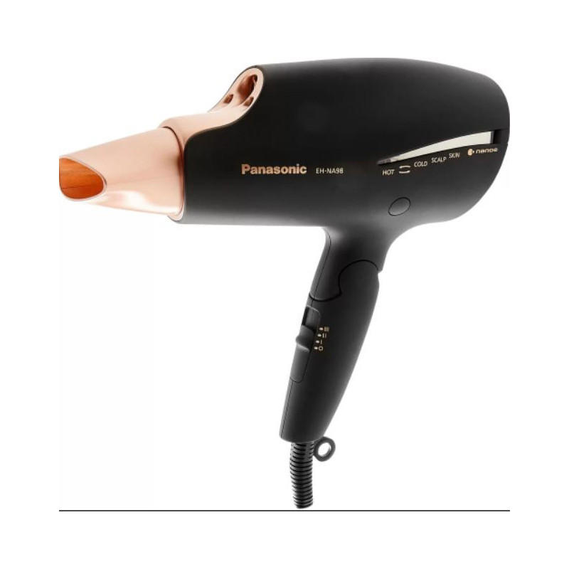 Sèche cheveux professionnel Technologie Nanoe 1800W Noir - PANASONIC - EH-NA98-K825