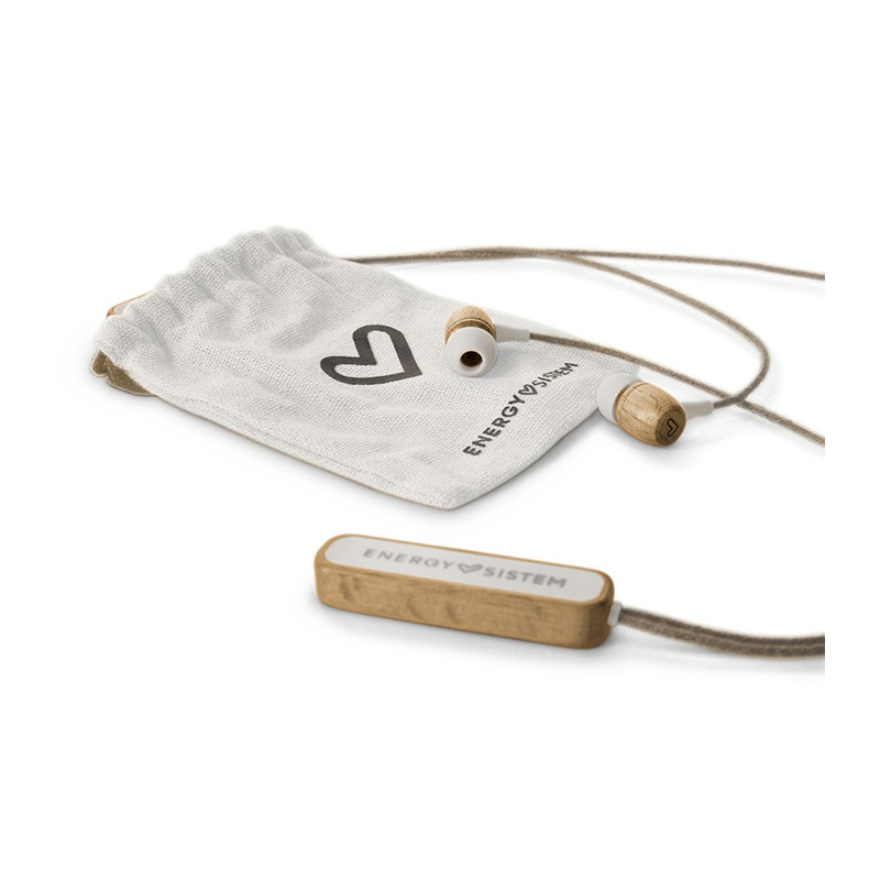 Écouteurs avec Microphone Bluetooth Eco Beech Wood - ENERGY SISTEM - 452392