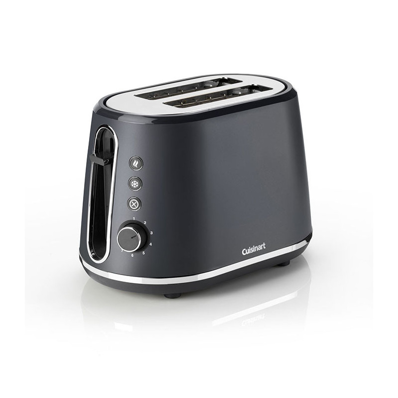 Grille-pain Toaster 2 Tranches 1000W Gris Ardoise - CUISINART - CPT780E