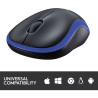 Souris sans fil M185 Bleu - LOGITECH - SOU_LOG_M185_BLUE