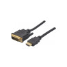 Câble Hdmi Mâle vers DVI-D Mâle 3m Noir - CAB_HDMI_DVI_