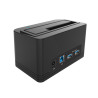 Station d'accueil Disque Dur 2.5 /3.5" SATA USB3.0 Noir - HEDEN - HEDEN_2535LEC