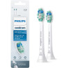 Tête de brosse Sonicare C2 Optimal Plaque x2 Blanc - PHILIPS - HX9022/10