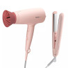 Kit de coiffure Sèche-cheveux + Lisseur 3000 Series Rose - PHILIPS - BHP398/00