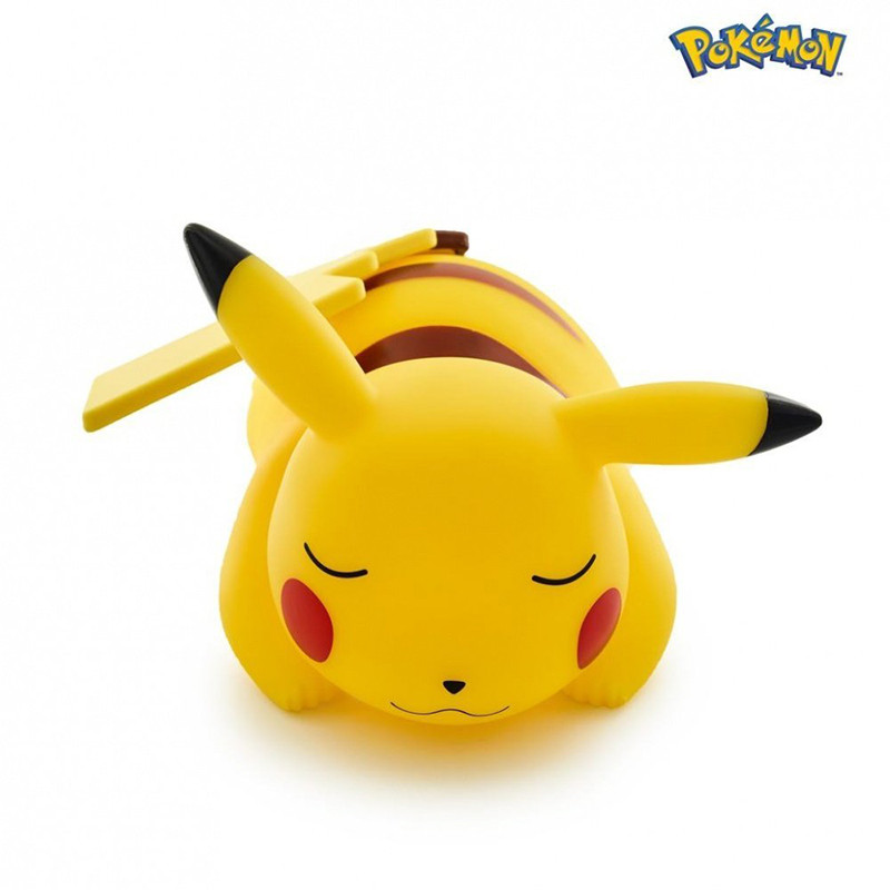 Pokemon - figurine lumineuse pikachu happy 25 cm, chambre enfants