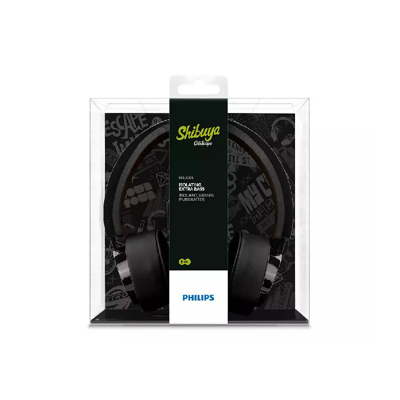 Casque Noir PHILIPS - SHL5205BK/00