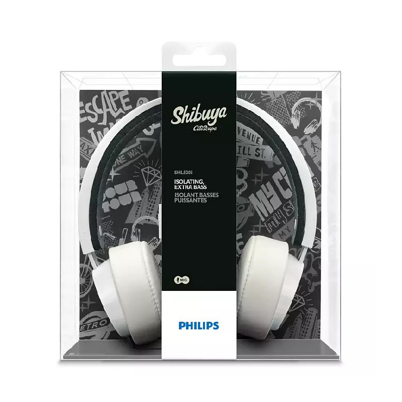 Casque Blanc PHILIPS - SHL5205WT/00