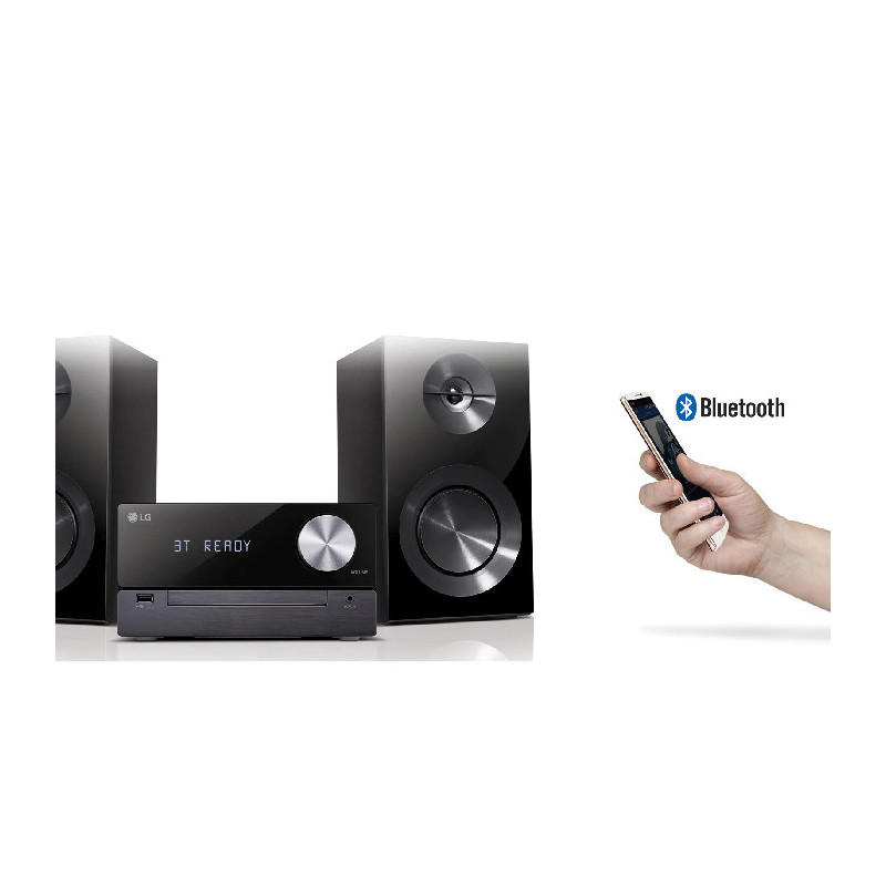 Micro Chaine hifi Bluetooth XBoom 100W Noir - LG - CM2460DAB