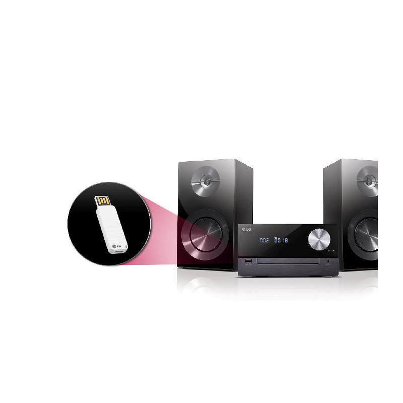 Micro Chaine hifi Bluetooth XBoom 100W Noir - LG - CM2460DAB