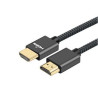 Câble HDMI 4K@50/60 (2160p) 3 m Gris - MERLIN - M-3HDMI-G-2