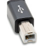 Câble USB 2.0 Type A/B Nylon 2m Noir - RADIOLA - FO1000