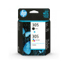 Cartouches HP 305 Noir et Couleurs - HP - BHP6ZD17AE