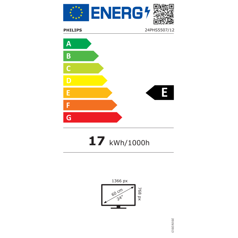 TV - LED - PHILIPS - 61 cm - HD - 50/60Hz - 24PHS5507/12