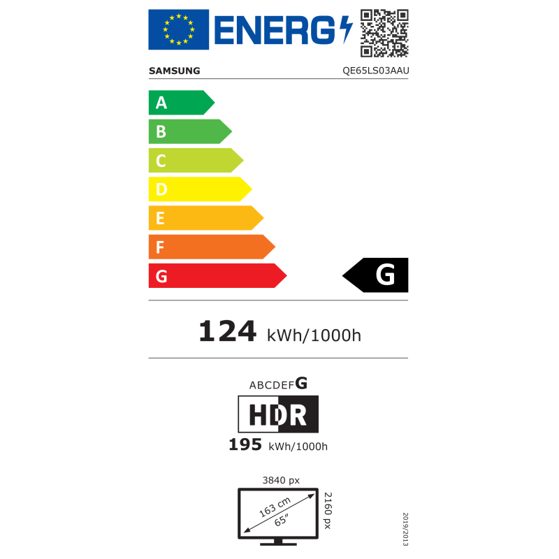 TV - QLED - SAMSUNG - 165 cm - 4K - 50/60Hz - Smart TV - QE65LS03A