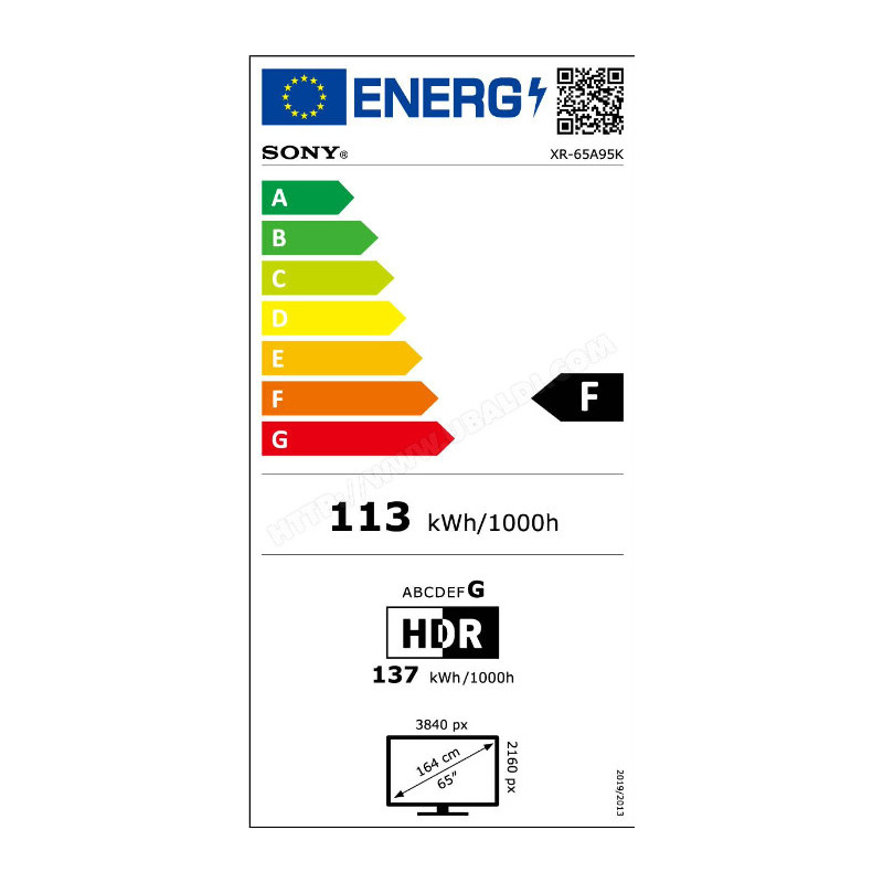 TV - OLED - SONY - 165 cm - 4K - 120 Hz - Smart TV - XR65A95KAEP