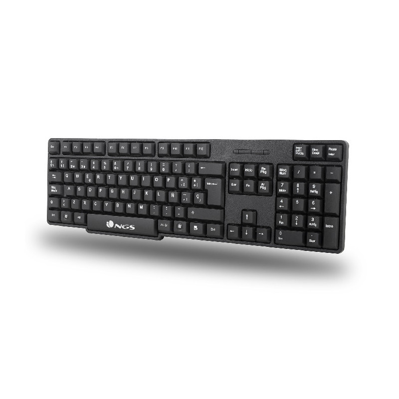 Clavier & Souris sans Fil AZERTY Euphoria Kit French Noir - NGS - 69561119394