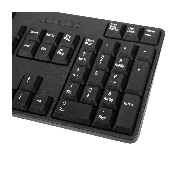 Clavier & Souris sans Fil AZERTY Euphoria Kit French Noir - NGS - 69561119394