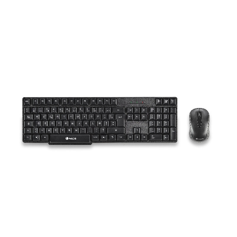 Clavier & Souris sans Fil AZERTY Euphoria Kit French Noir - NGS - 69561119394