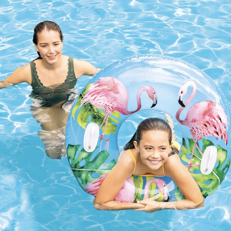 Bouée Géante roue Gonflable jeux piscine Maxi jouet aquatique enfant plage  mer