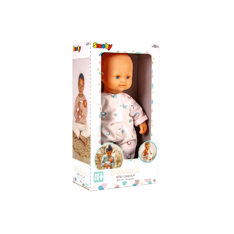 Poupée Baby Nurse Poupon 32cm SMOBY - Dès 2 ans