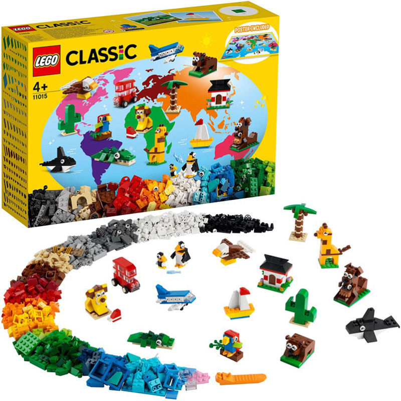 Briques créatives « Autour du monde » LEGO Classic - Dès 4 ans