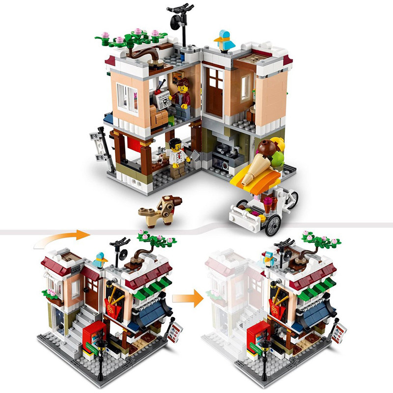 Le magasin de nouille du centre-ville LEGO Creator - Dès 8 ans