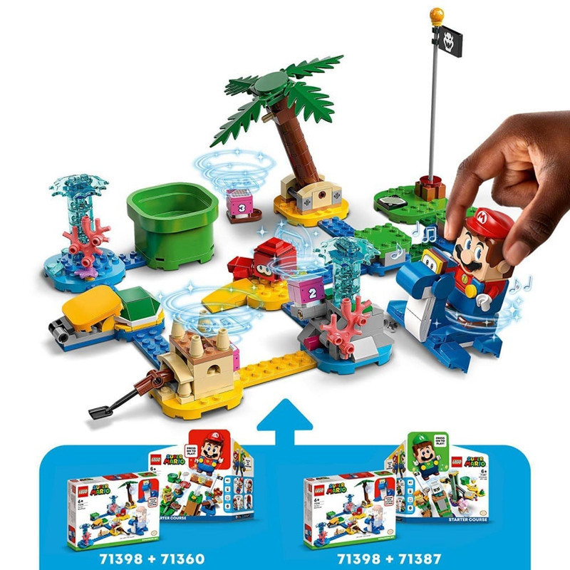 Ensemble d'extension Le bord de mer de Dorrie LEGO Super Mario - dès 6 ans