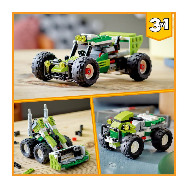 Le Buggy Tout-terrain 3en1 LEGO Creator - Dès 7 ans