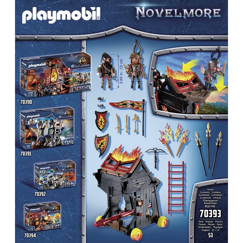 Tour d'attaque des Burnham Raiders PLAYMOBIL Novelmore - dès 5 ans