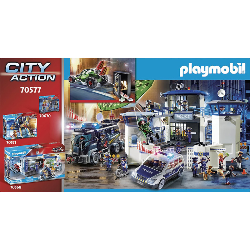 Karts de policier et bandit PLAYMOBIL City Action - dès 4 ans