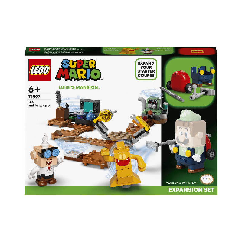 Ensemble d’extension Labo et Ectoblast de Luigi’s Mansion LEGO Super Mario - Dès 6 ans