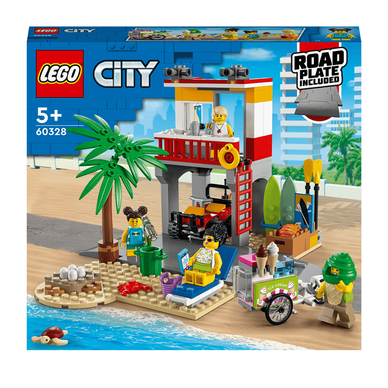 Le Poste de Secours sur La Plage LEGO City - Dès 5 ans