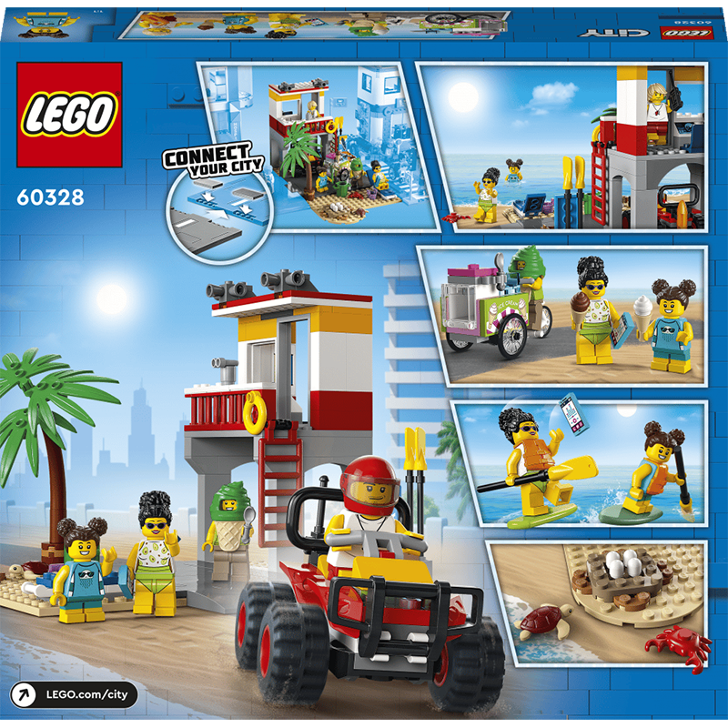 Le Poste de Secours sur La Plage LEGO City - Dès 5 ans