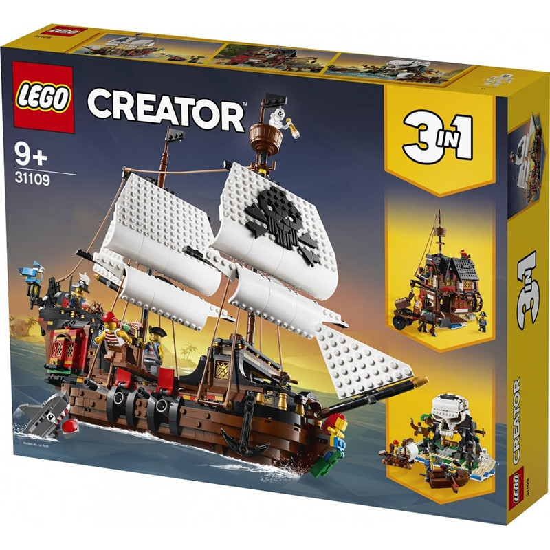 Le Bateau Pirate 3en1 LEGO Creator - Dès 9 ans