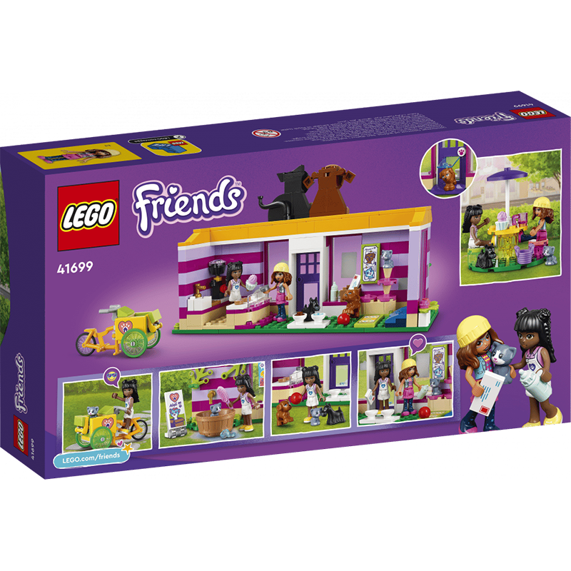 Le café d’adoption des animaux LEGO Friends - Dès 6 ans