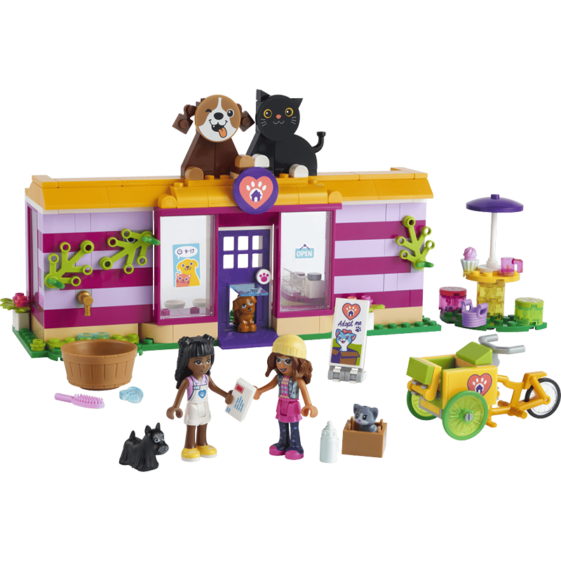 Le café d’adoption des animaux LEGO Friends - Dès 6 ans