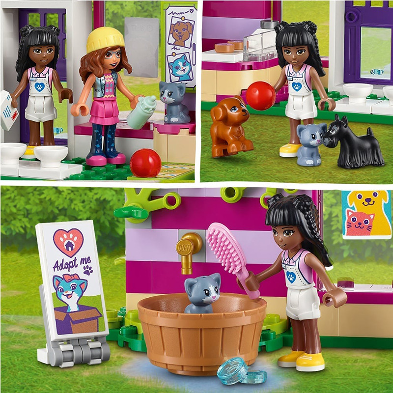 Le café d’adoption des animaux LEGO Friends - Dès 6 ans