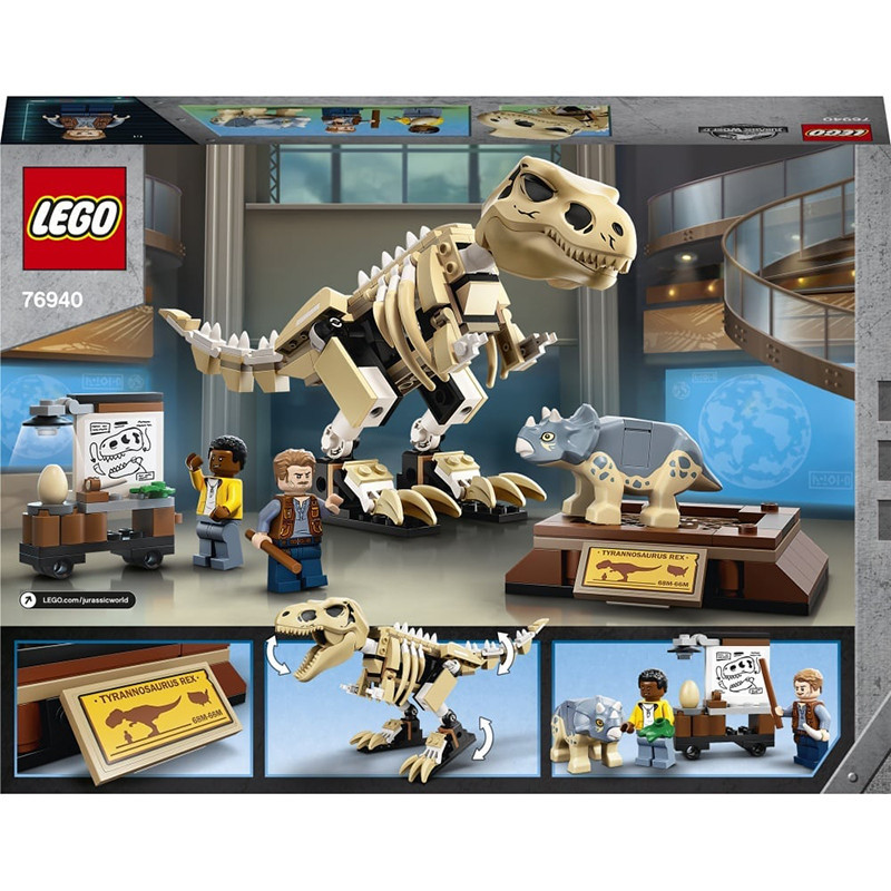 L’exposition du fossile du T.Rex LEGO Jurassic World - Dès 7 ans