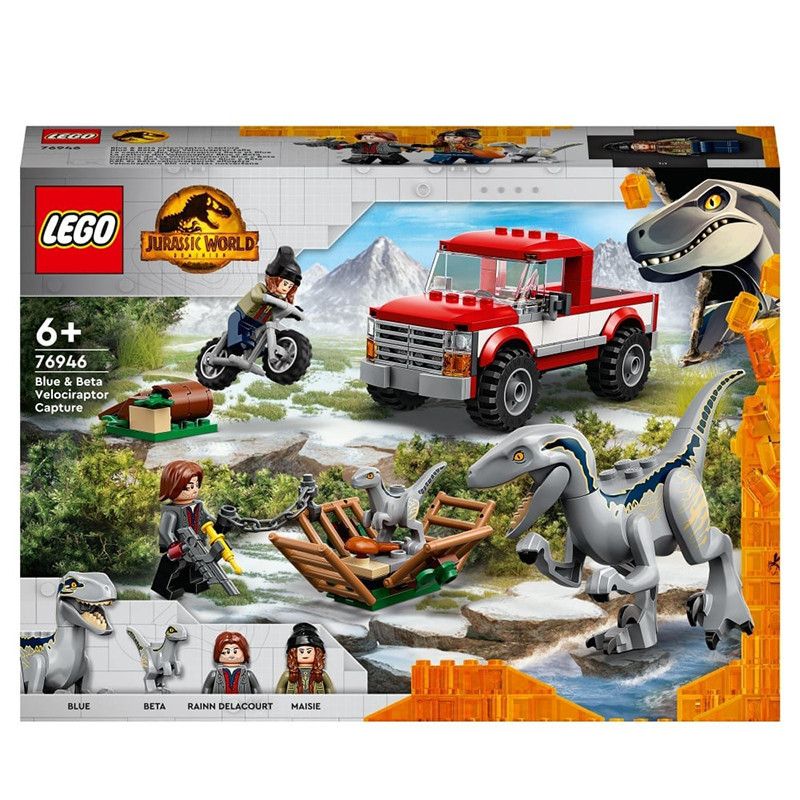 La capture des Vélociraptors Beta et Blue LEGO Jurassic World - Dès 6 ans