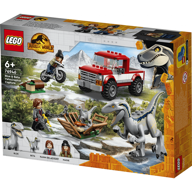 La capture des Vélociraptors Beta et Blue LEGO Jurassic World - Dès 6 ans