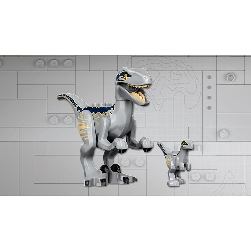 La capture des Vélociraptors Beta et Blue LEGO Jurassic World - Dès 6 ans 